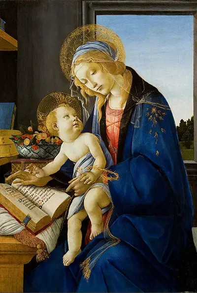 Madonna of the Book Sandro Botticelli